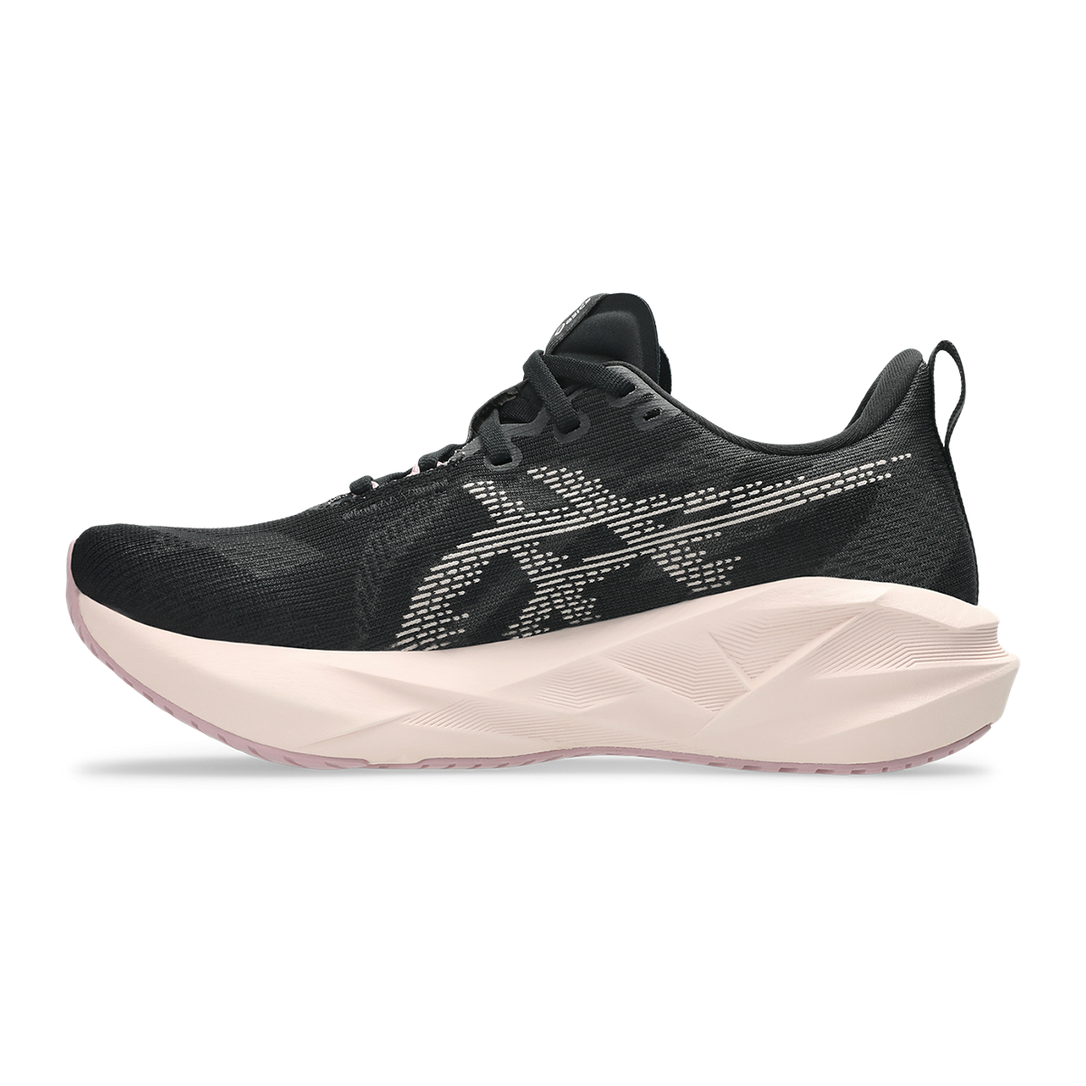 Asics Novablast 5 — Sky - Digital Sakura — Size B — Width 5 — Lifestyle View