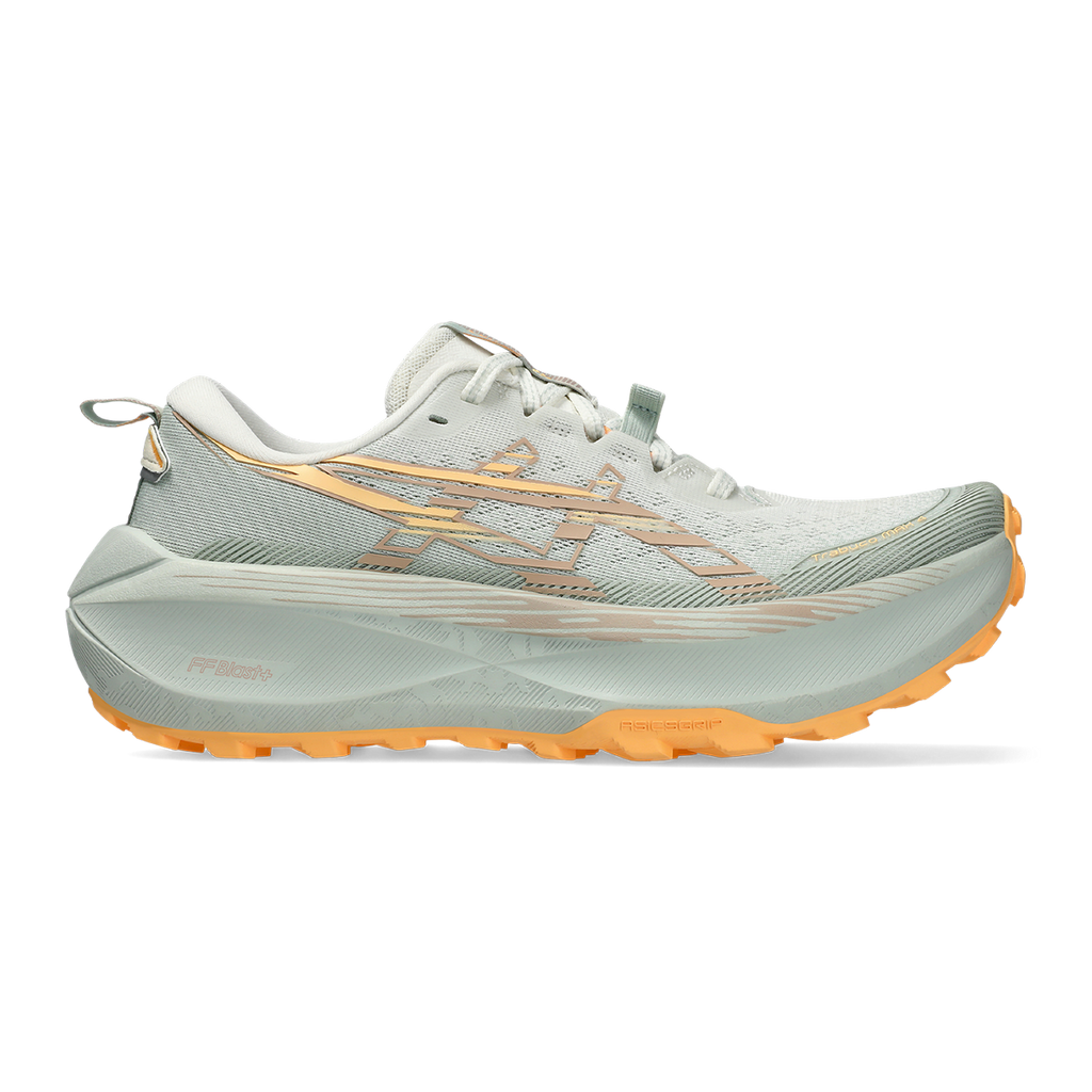 Asics Trabuco Max 4 — Cream - Dusty Steppe — Size B — Width 8.5 — Front View