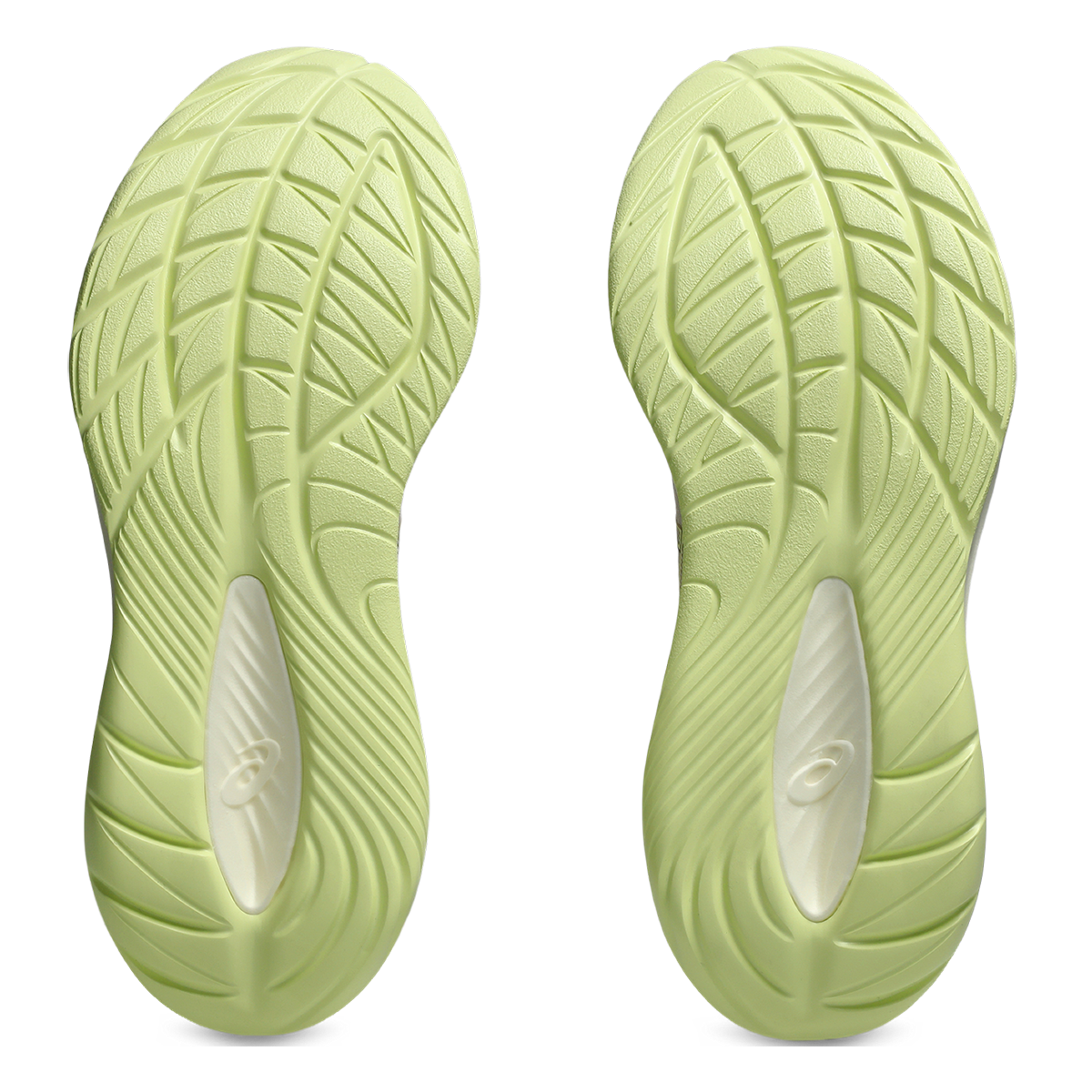 Asics Gel Cumulus 27 — Mineral Beige - Huddle Yellow — Size B — Width 5 — Top View