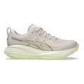 Asics Gel Cumulus 27 — Mineral Beige - Huddle Yellow — Size B — Width 5 — Front View
