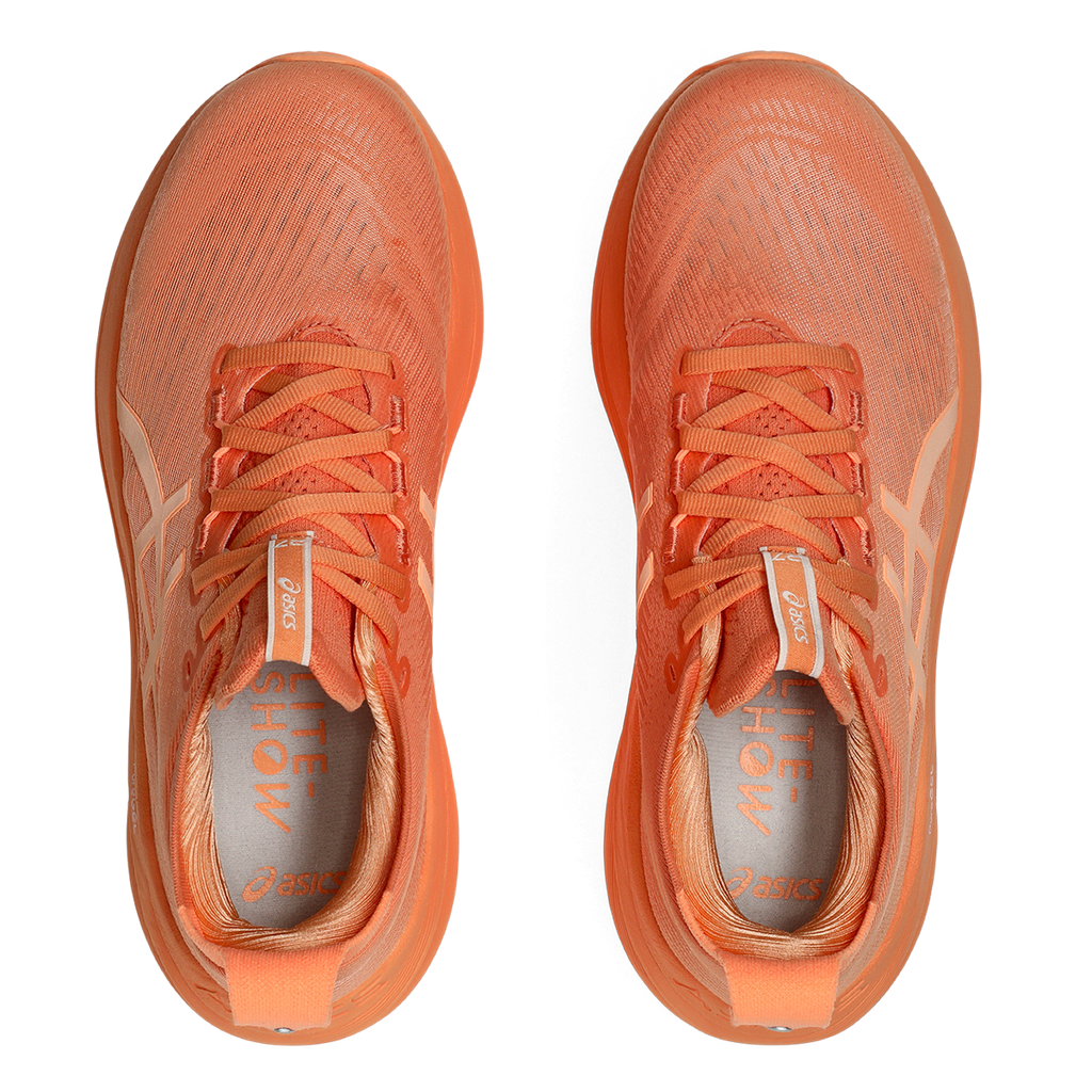 Asics Gel Nimbus 27 Lite-Show — Lite-Show - Mojave — Size B — Width 10 — Back View