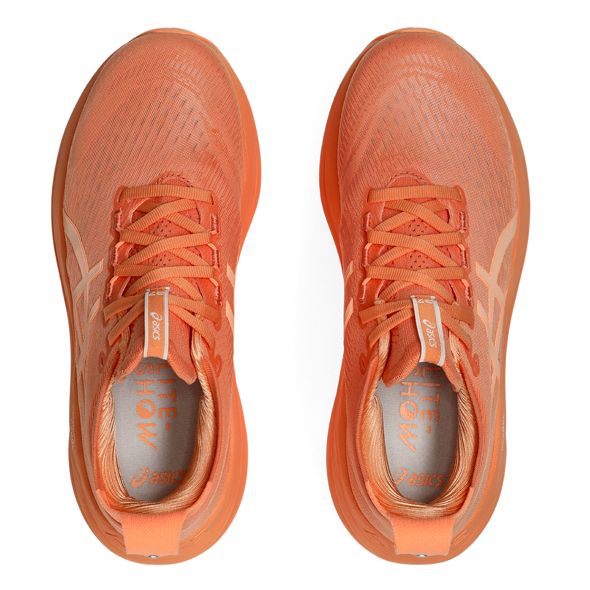 Asics Gel Nimbus 27 Lite-Show — Lite-Show - Mojave — Size B — Width 10 — Back View