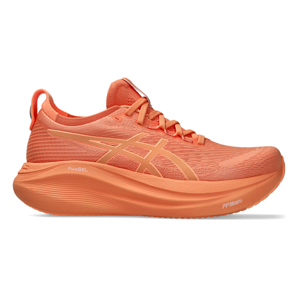 Asics Gel Nimbus 27 Lite-Show — Lite-Show - Mojave — Size B — Width 10 — Front View