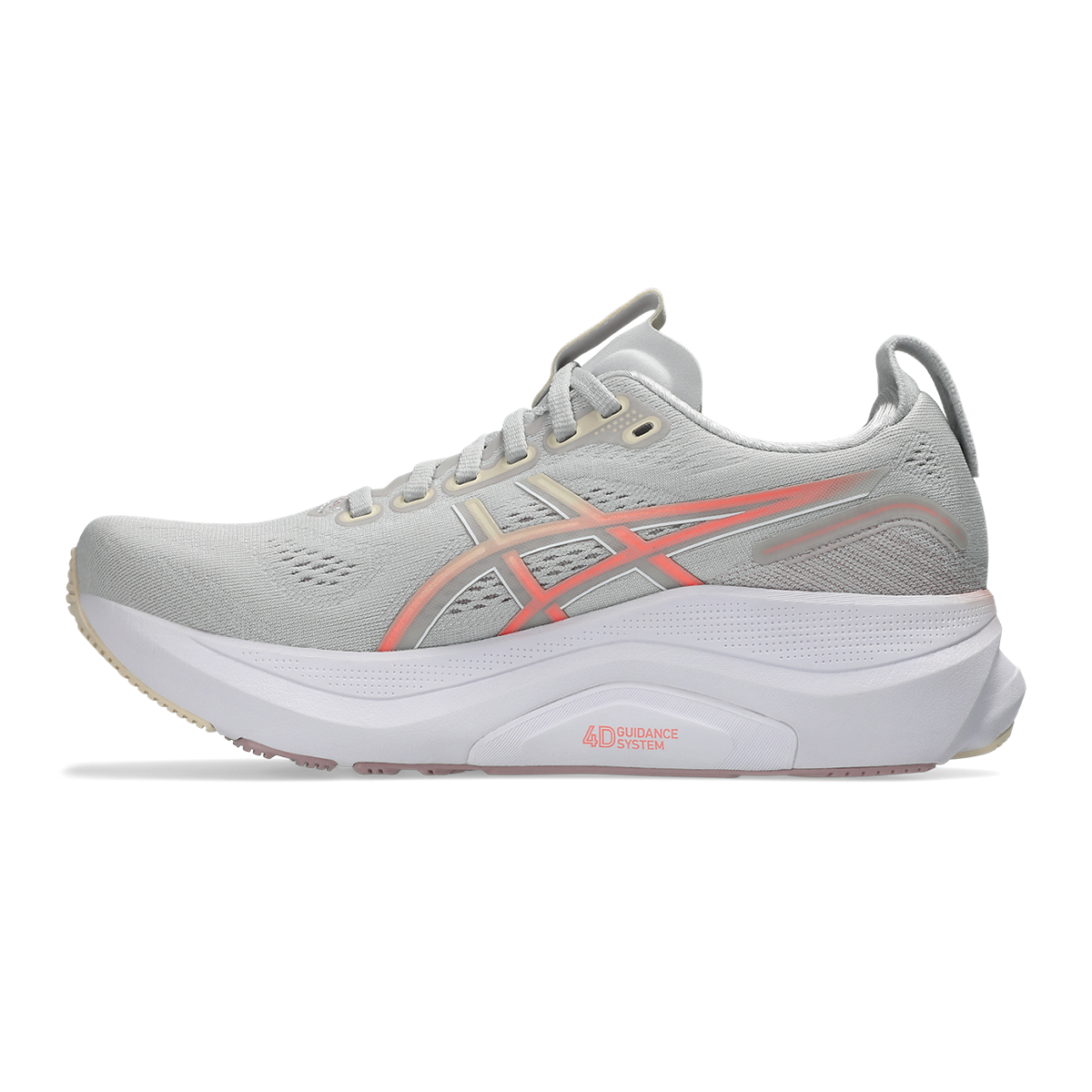 Asics Gel Kayano 32 — Cloud Grey - Seashell — Size B — Width 5 — Side View
