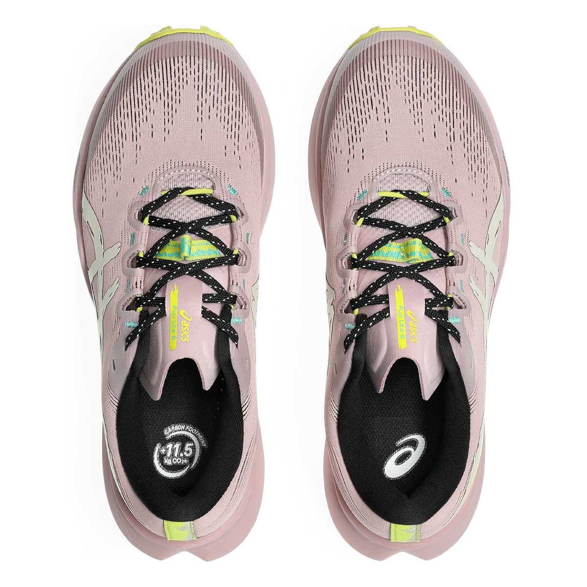 Asics Fuji Lite 6 — Morganite - Light Dust — Size B — Width 8 — Back View