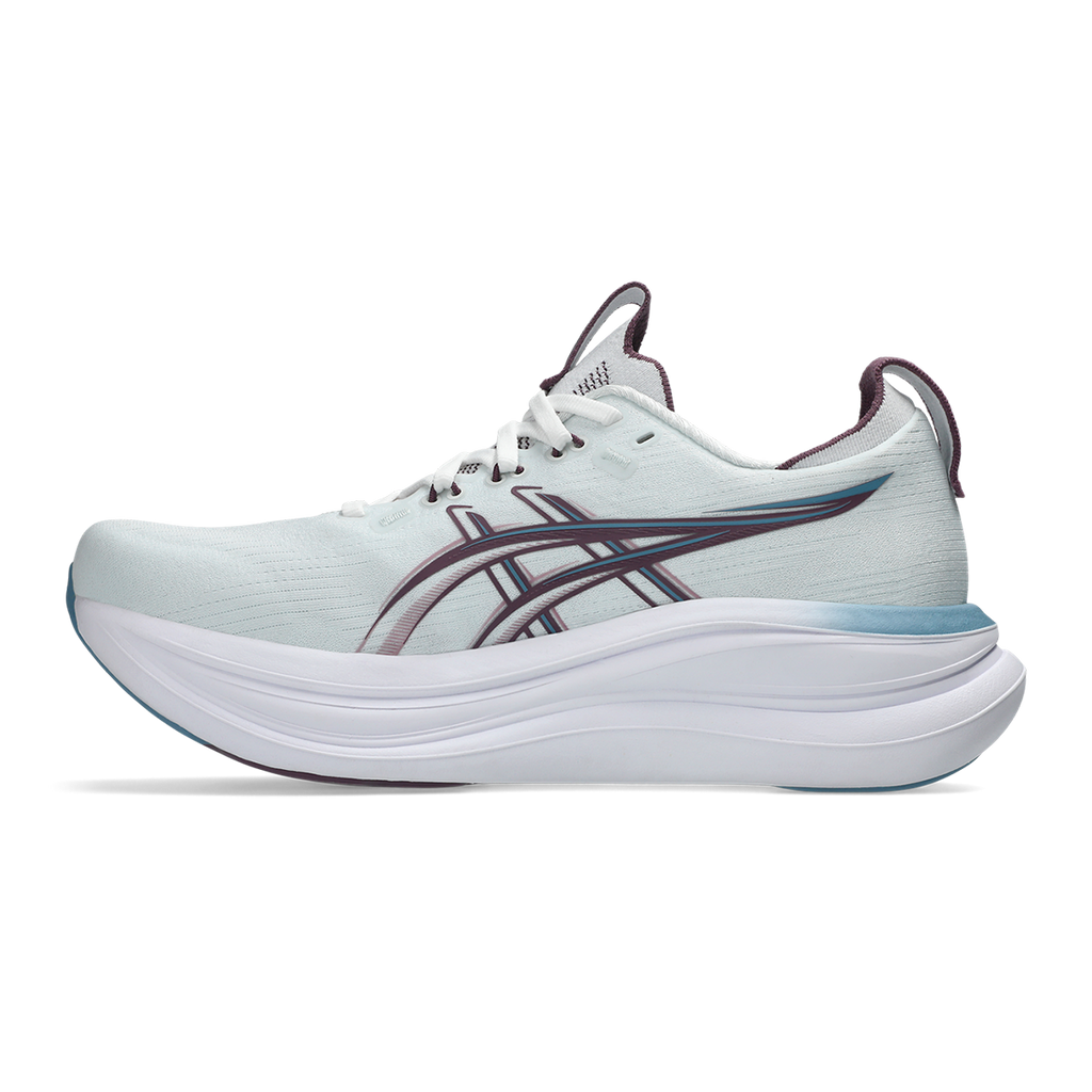 Asics Gel Nimbus 28 — Sky - Digital Sakura — Size B — Width 5 — Lifestyle View