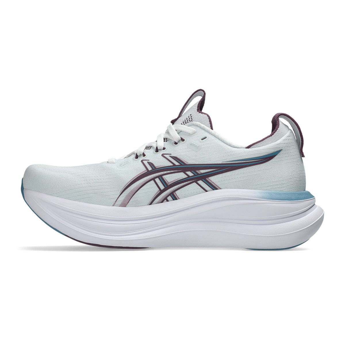 Asics Gel Nimbus 28 — Sky - Digital Sakura — Size B — Width 5 — Lifestyle View