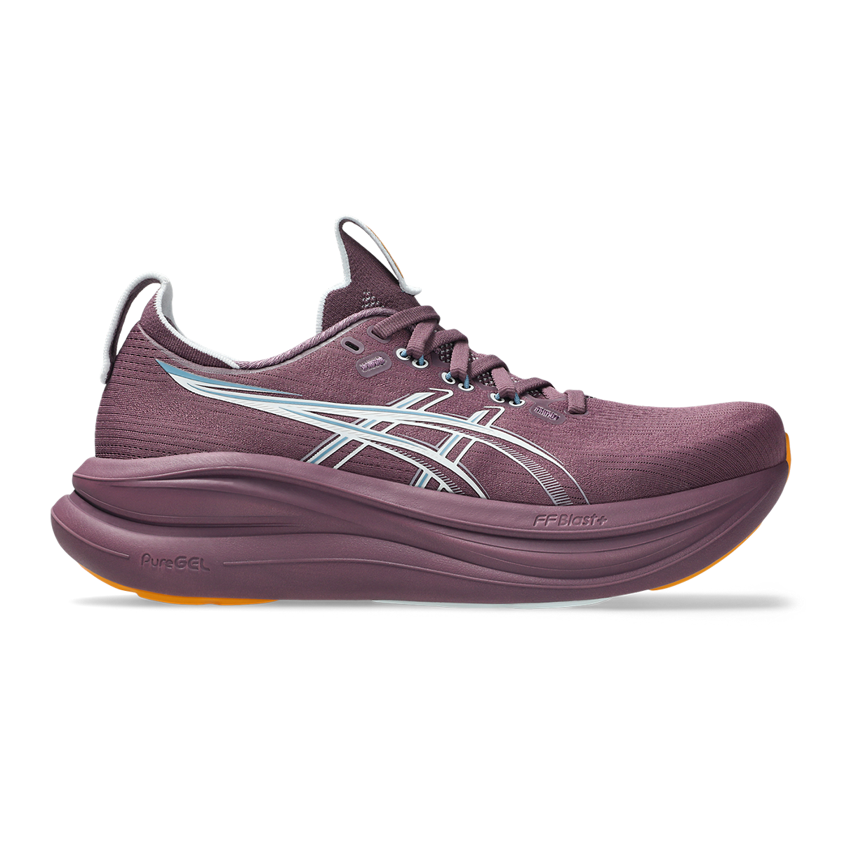 Asics Gel Nimbus 28 — Sky - Digital Sakura — Size B — Width 5 — Alternate View 45