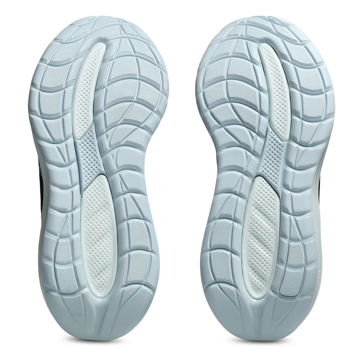 Asics Gel Cumulus 28 — Black - Aegean Blue — Size B — Width 5 — Top View