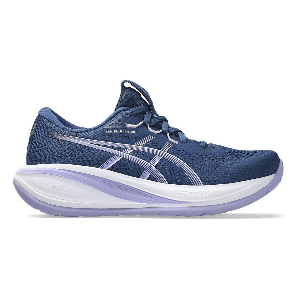 Asics Gel Cumulus 28 — Black - Aegean Blue — Size B — Width 5 — Alternate View 29