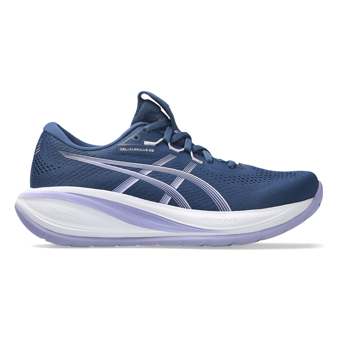 Asics Gel Cumulus 28 — Black - Aegean Blue — Size B — Width 5 — Alternate View 29