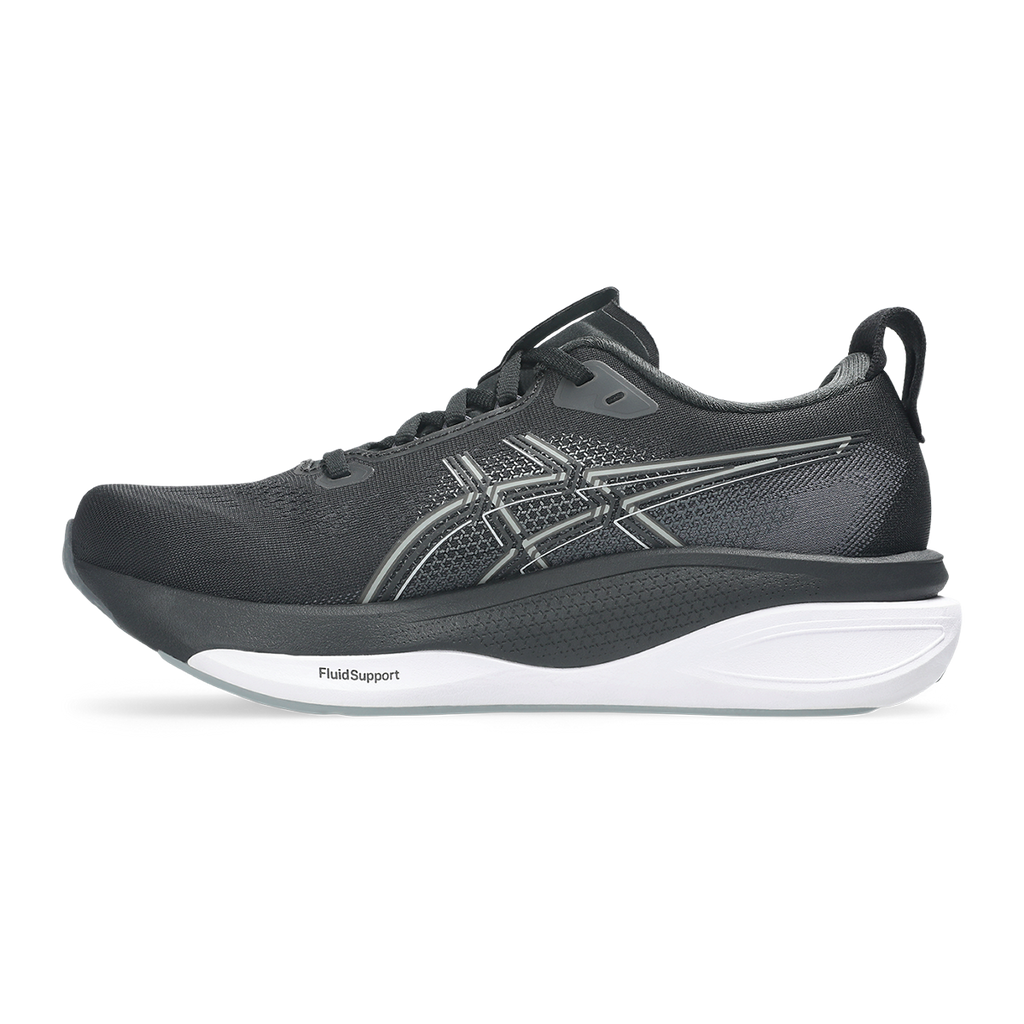 Asics Gel Kayano 33 — Black - Black — Size B — Width 10 — Side View