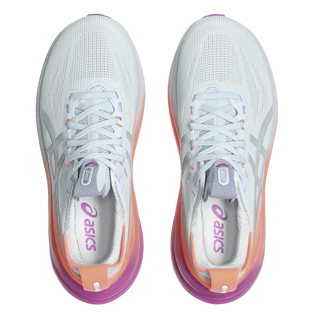 Asics Gel Nimbus 28 — Sky - Digital Sakura — Size B — Width 5 — Back View