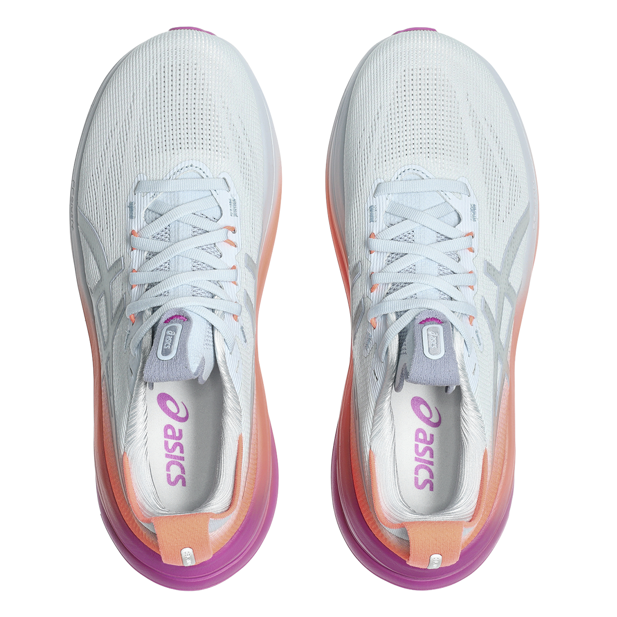 Asics Gel Nimbus 28 — Sky - Digital Sakura — Size B — Width 5 — Back View