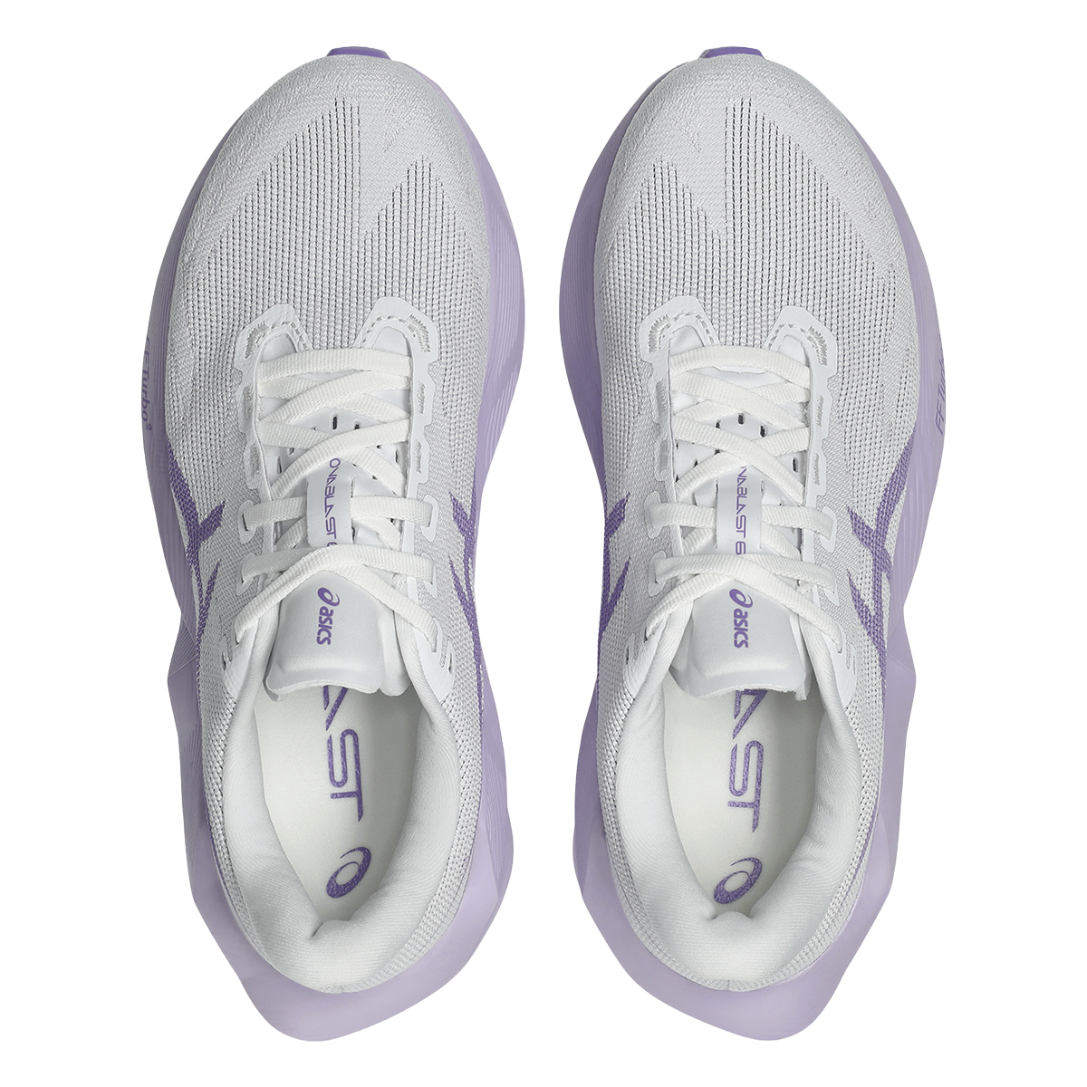 Asics Novablast 6 — White - Murasaki — Size D — Width 5.5 — Alternate View 51