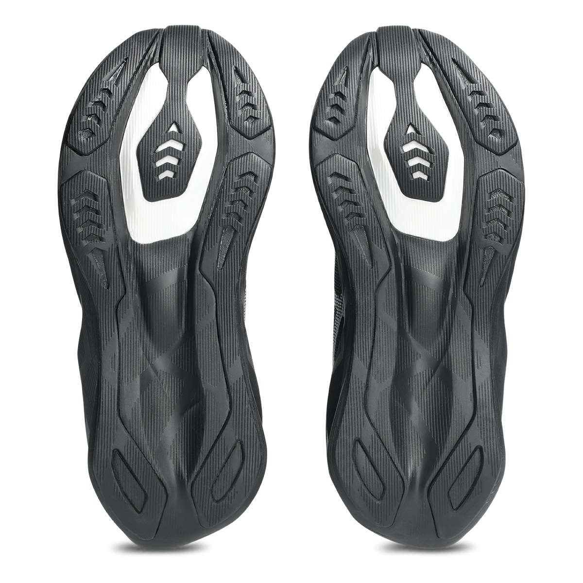 Asics Novablast 6 — White - Murasaki — Size D — Width 5.5 — Top View