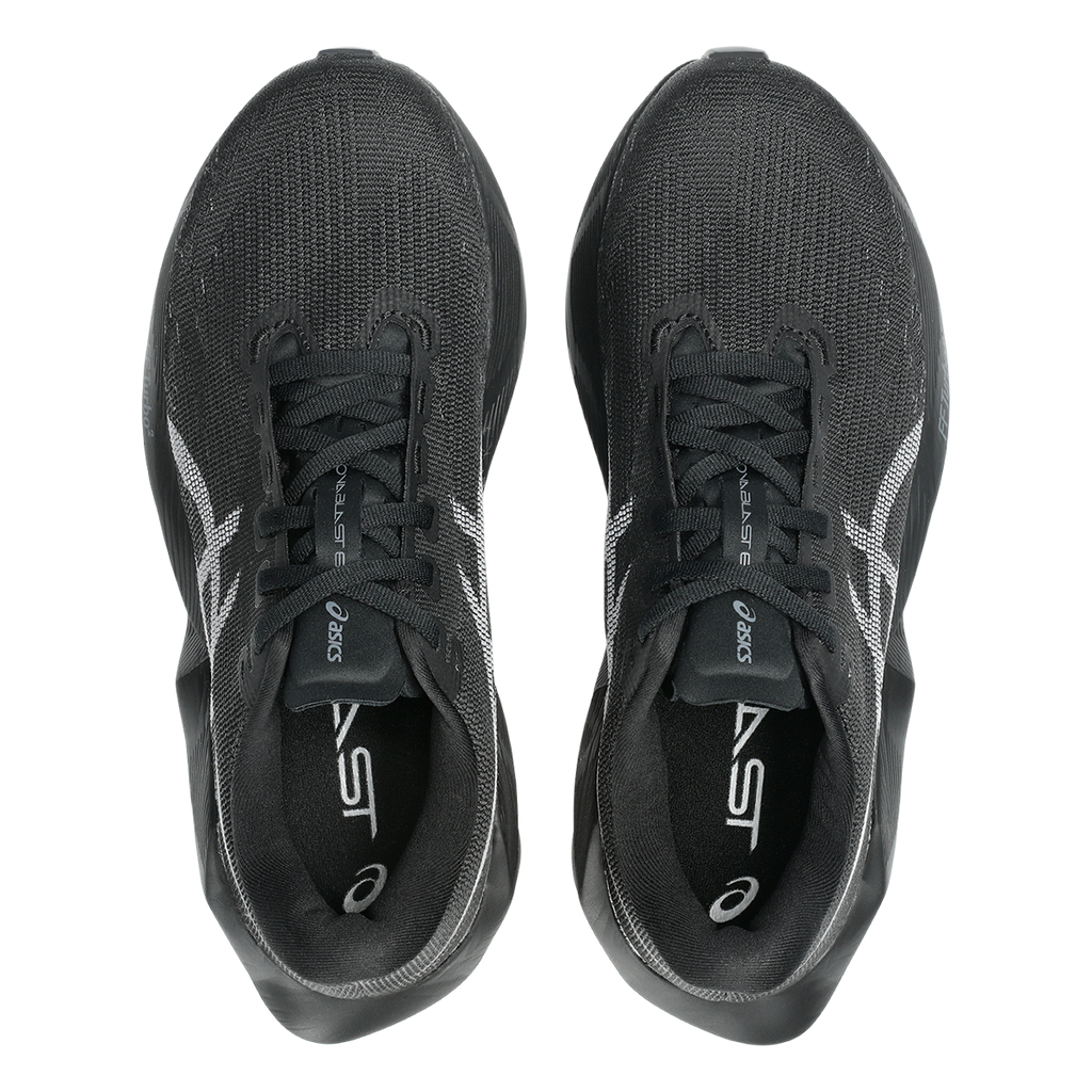 Asics Novablast 6 — White - Murasaki — Size D — Width 5.5 — Back View