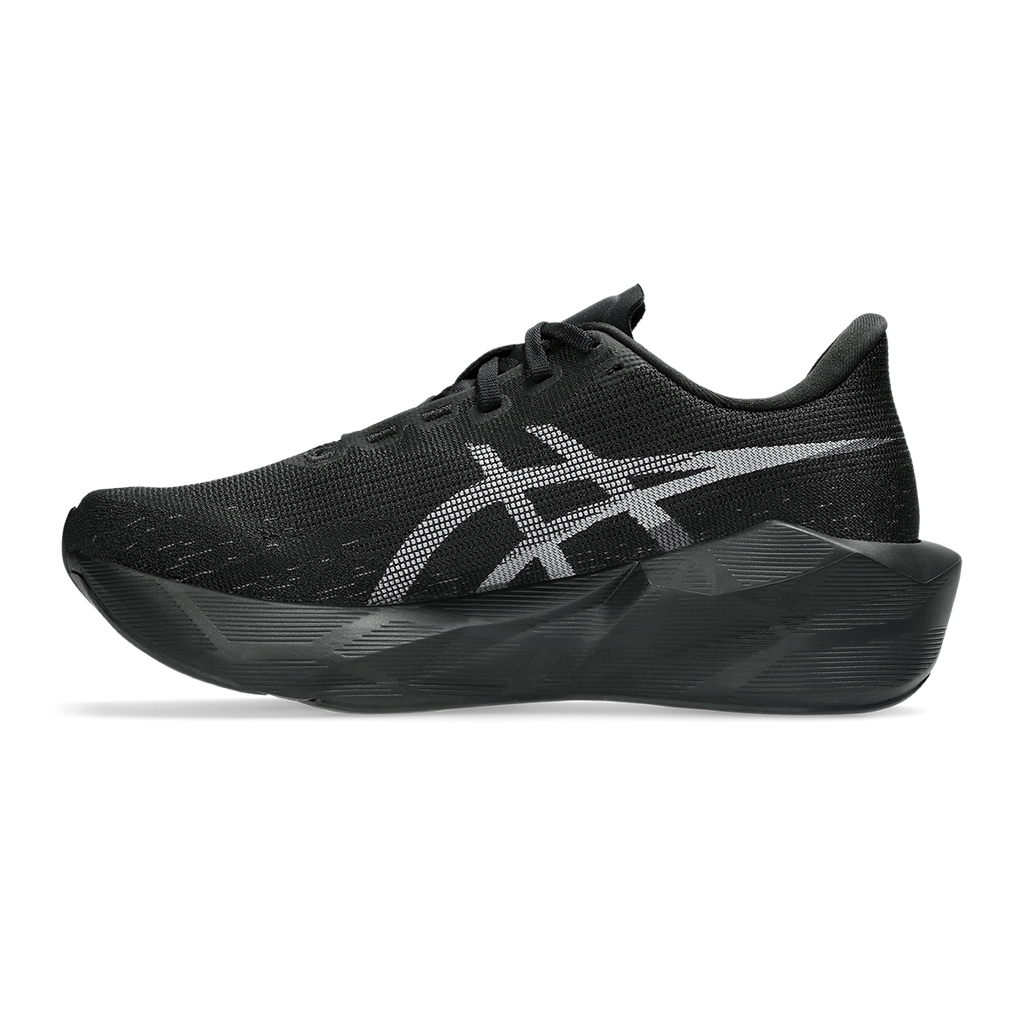 Asics Novablast 6 — White - Murasaki — Size D — Width 5.5 — Side View
