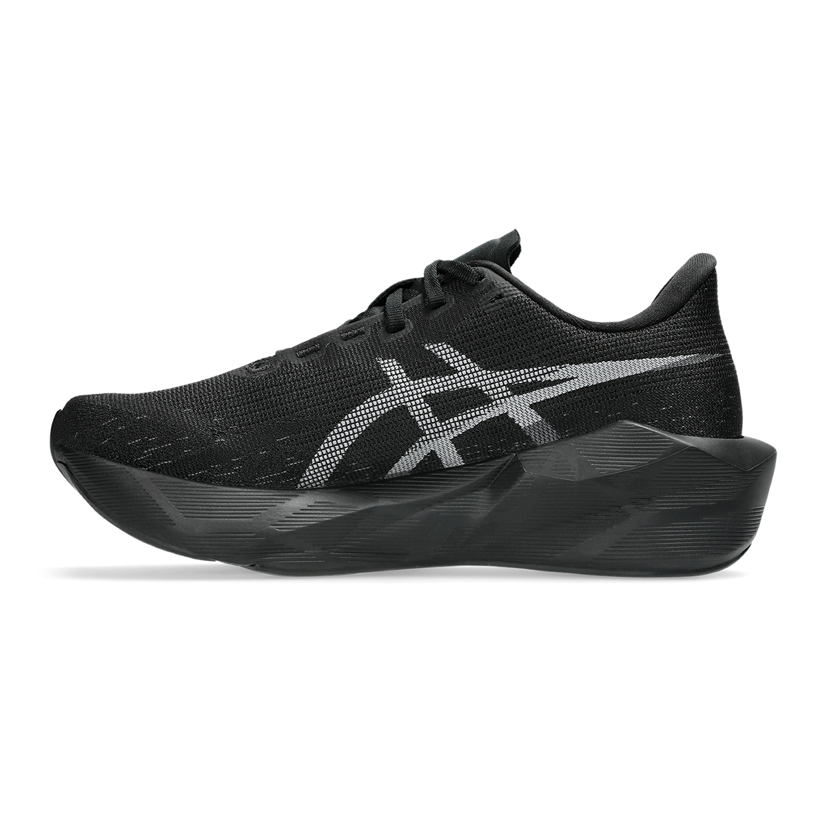 Asics Novablast 6 — White - Murasaki — Size D — Width 5.5 — Side View
