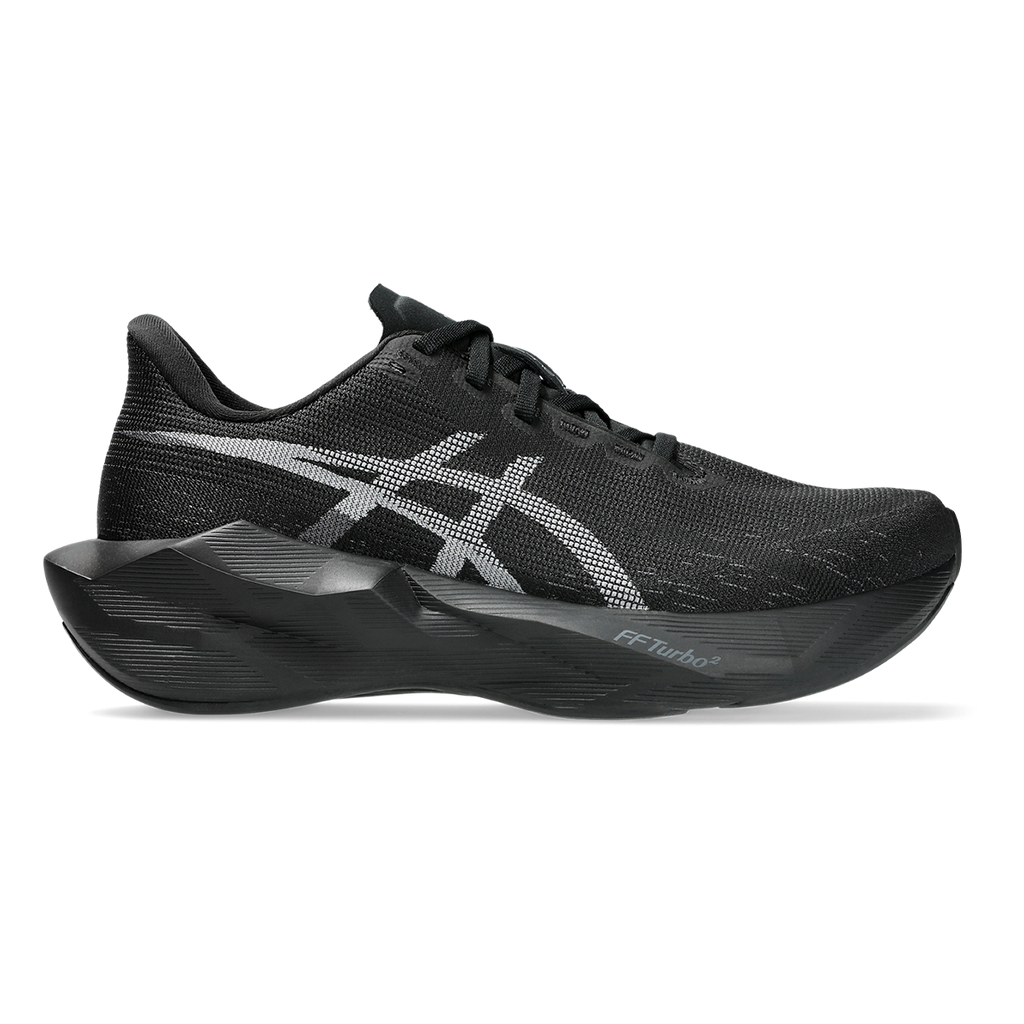 Asics Novablast 6 — White - Murasaki — Size D — Width 5.5 — Front View