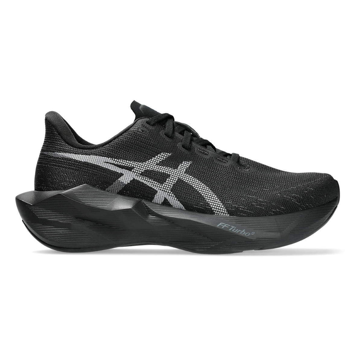 Asics Novablast 6 — White - Murasaki — Size D — Width 5.5 — Front View