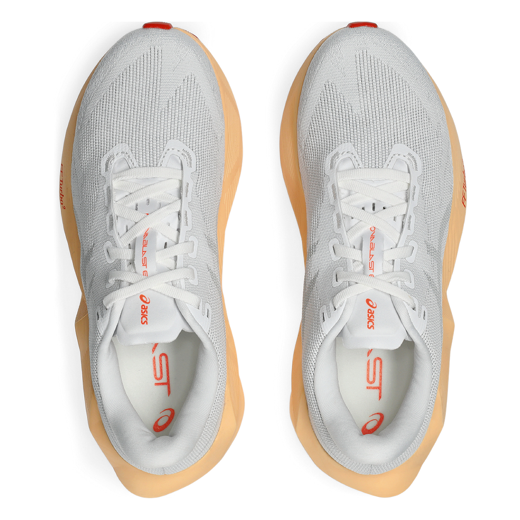 Asics Novablast 6 — White - Murasaki — Size D — Width 5.5 — Alternate View 16