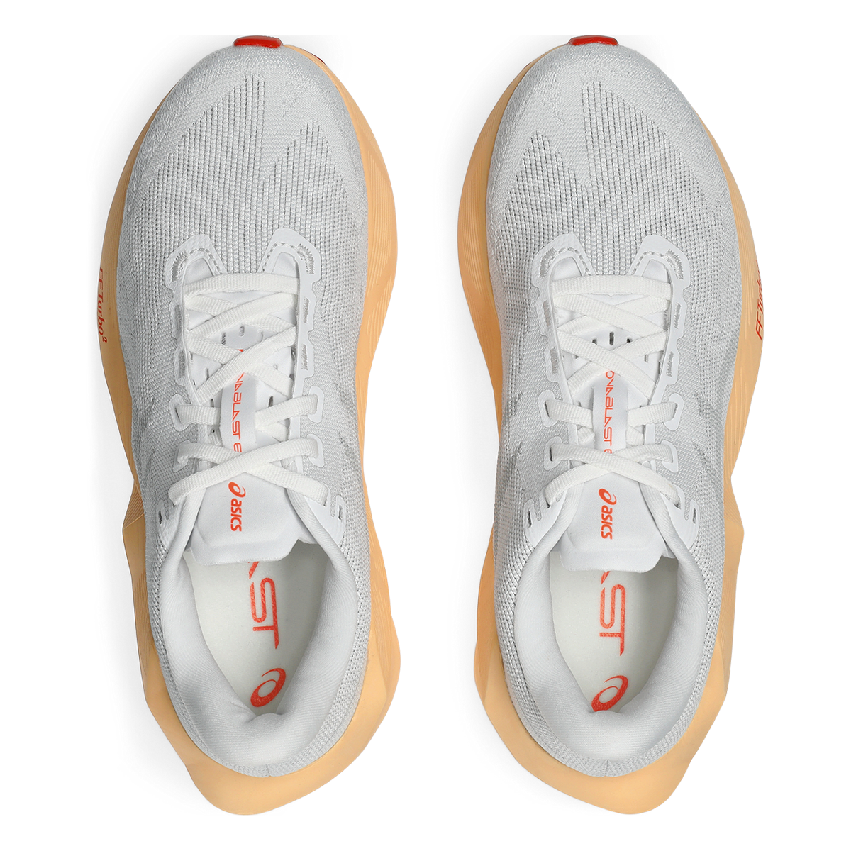 Asics Novablast 6 — White - Murasaki — Size D — Width 5.5 — Alternate View 16