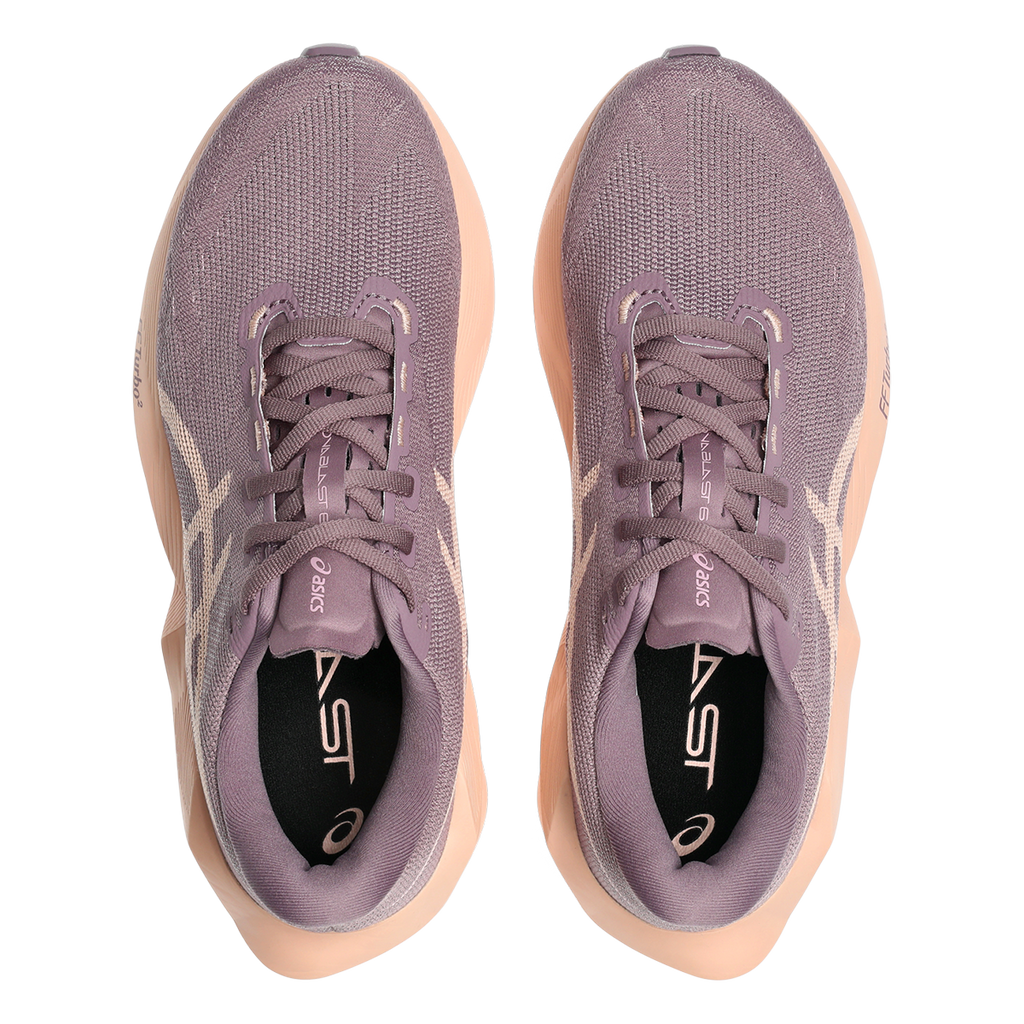 Asics Novablast 6 — White - Murasaki — Size D — Width 5.5 — Alternate View 27