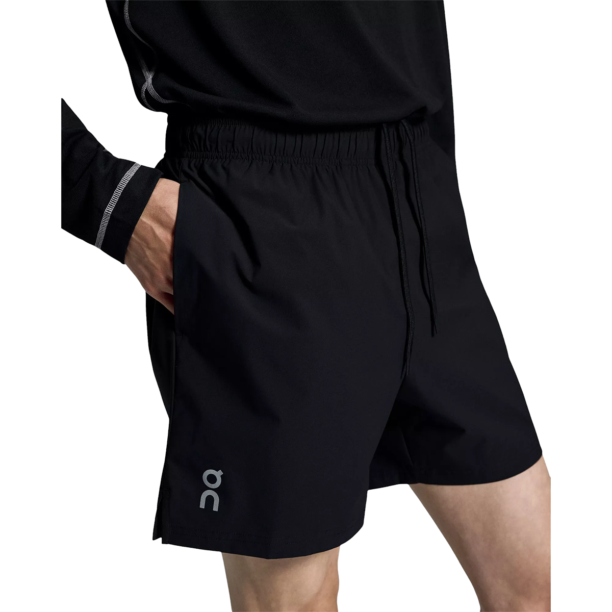 ON 5" Core Shorts — Black — Size XSmall — Detail View