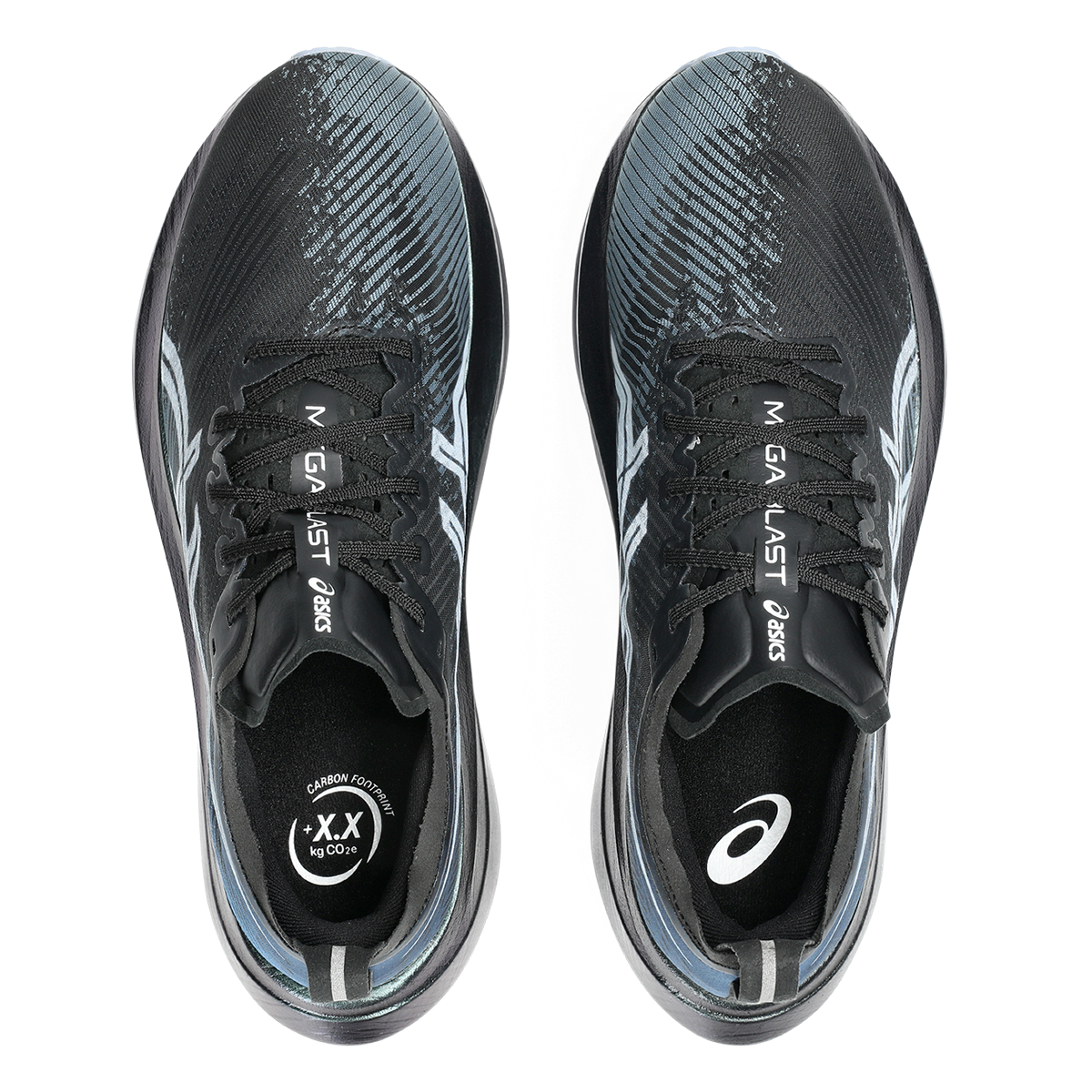 Asics Megablast — White - Piedmont Grey — Size D — Width 10 M / 11.5 W — Alternate View 23