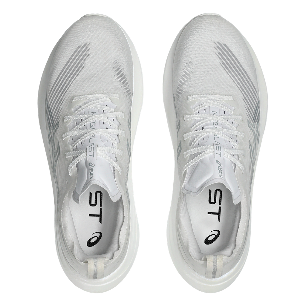 Asics Megablast — White - Piedmont Grey — Size D — Width 10 M / 11.5 W — Alternate View 16