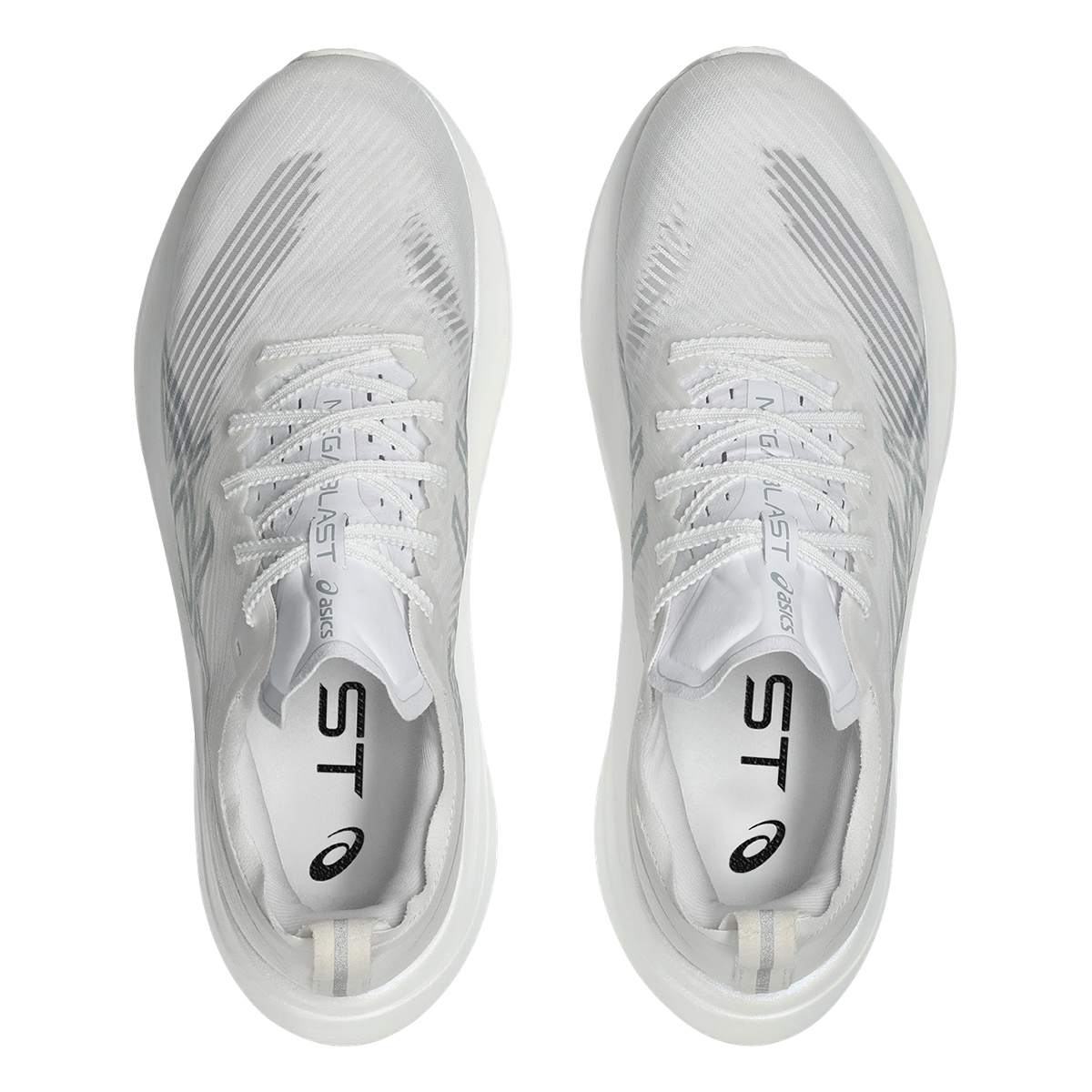 Asics Megablast — White - Piedmont Grey — Size D — Width 10 M / 11.5 W — Alternate View 16