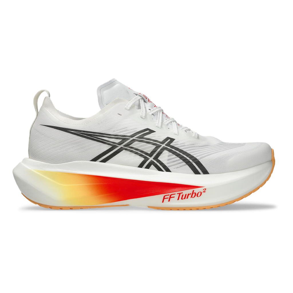 Asics Megablast — White - Piedmont Grey — Size D — Width 10 M / 11.5 W — Detail View