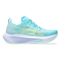 Asics Megablast — White - Piedmont Grey — Size D — Width 10 M / 11.5 W — Front View