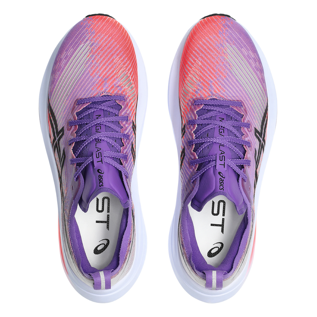 Asics Megablast — White - Piedmont Grey — Size D — Width 10 M / 11.5 W — Alternate View 19