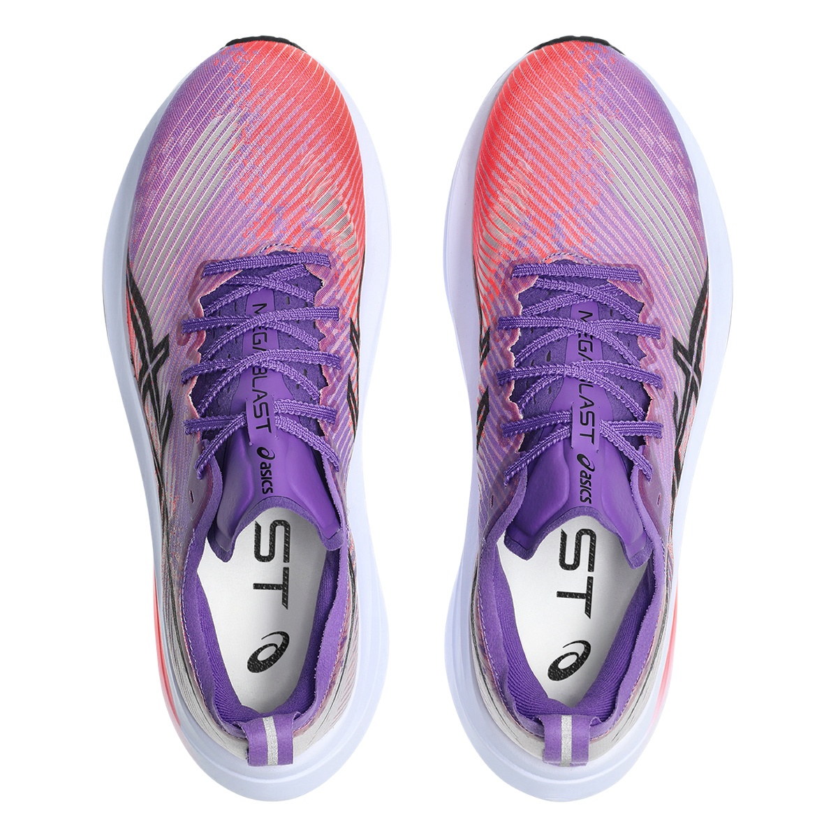 Asics Megablast — White - Piedmont Grey — Size D — Width 10 M / 11.5 W — Alternate View 19