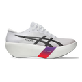 Asics Metaspeed Ray — White - Flash Red — Size D — Width 6 M / 7.5 W — Front View