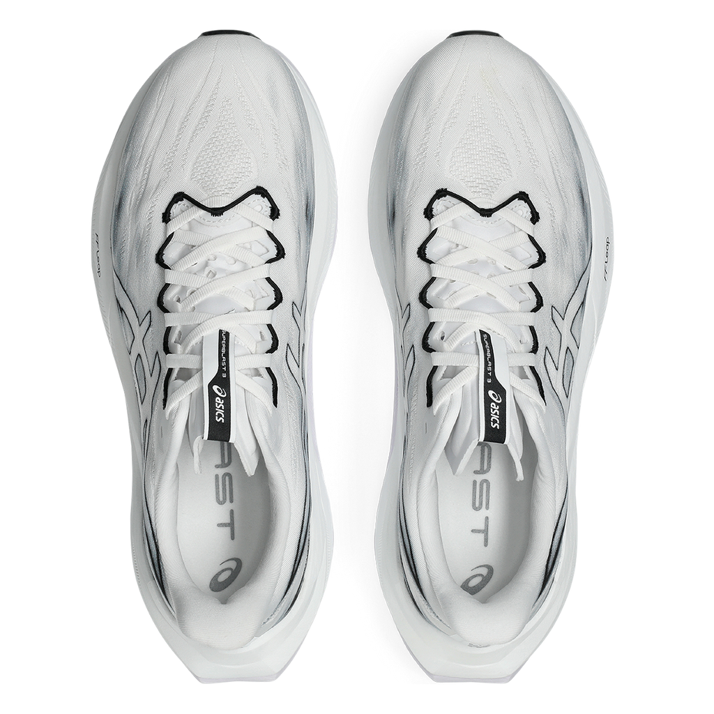 Asics Superblast 3 — White - Black — Size D — Width 10 M / 11.5 W — Alternate View 19