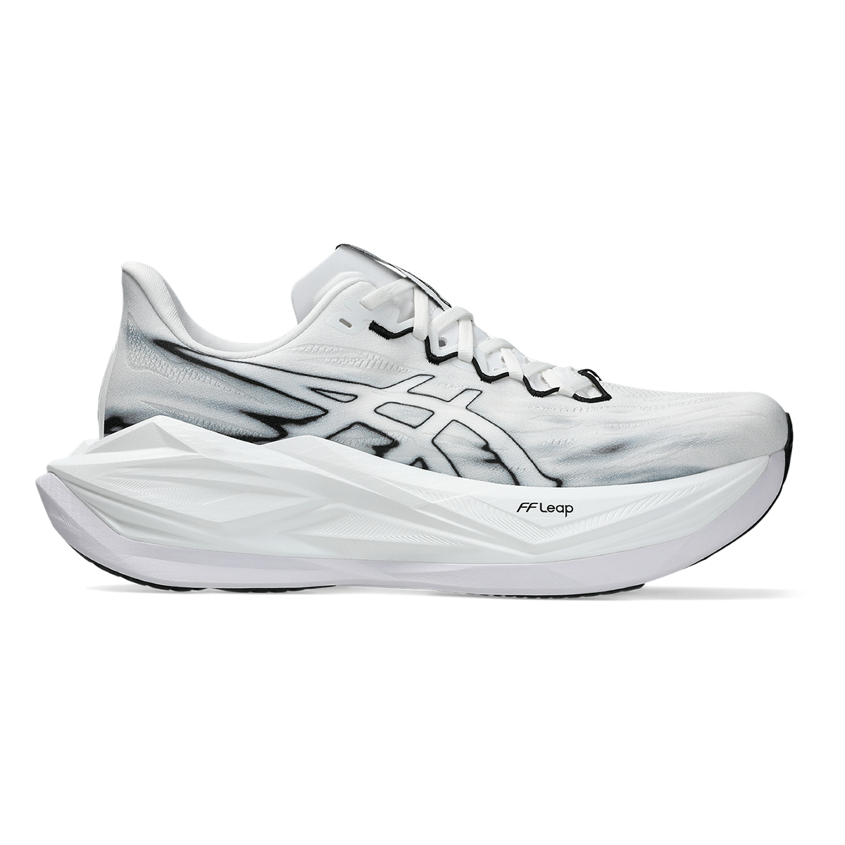 Asics Superblast 3 — White - Black — Size D — Width 10 M / 11.5 W — Alternate View 13