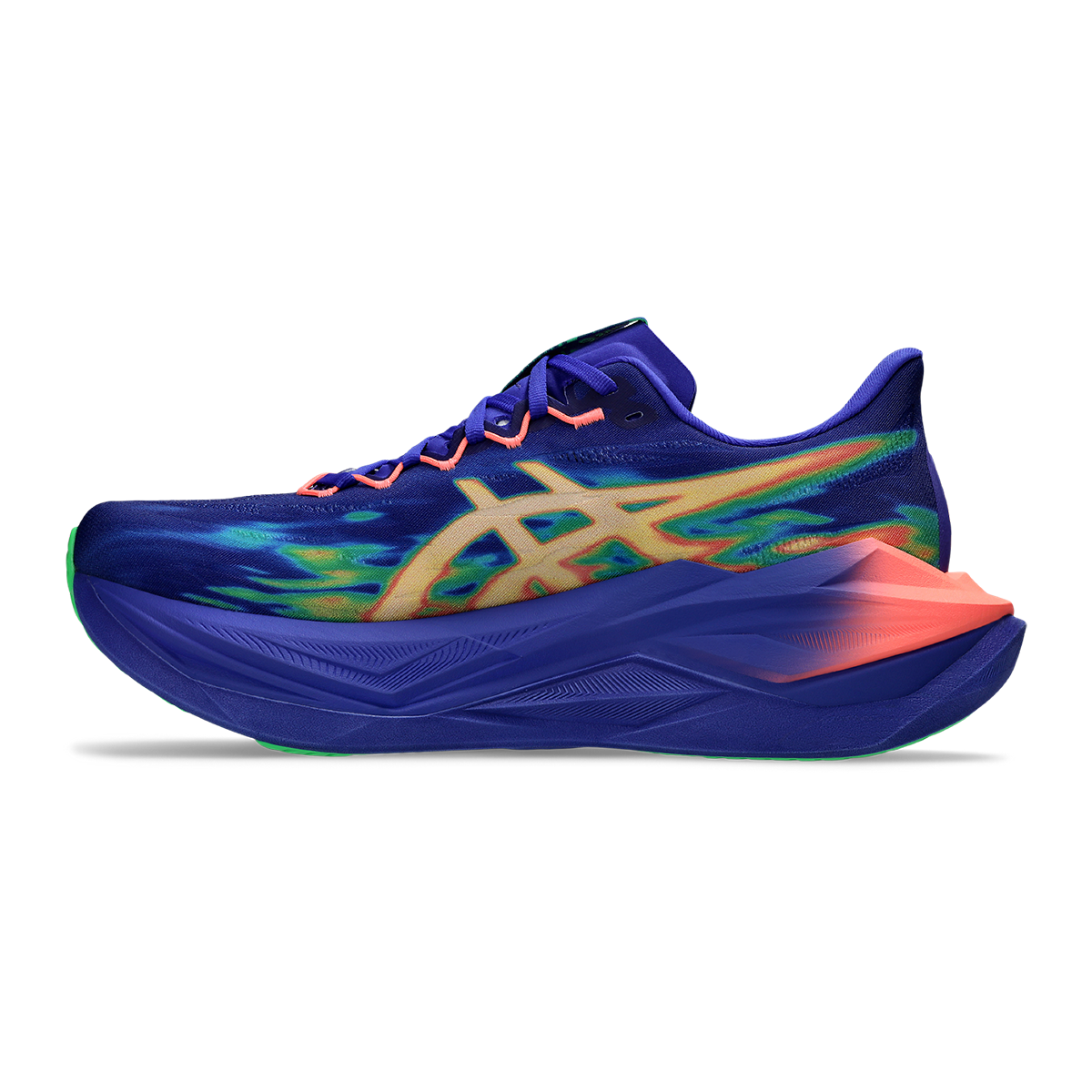 Asics Superblast 3 — White - Black — Size D — Width 10 M / 11.5 W — Lifestyle View