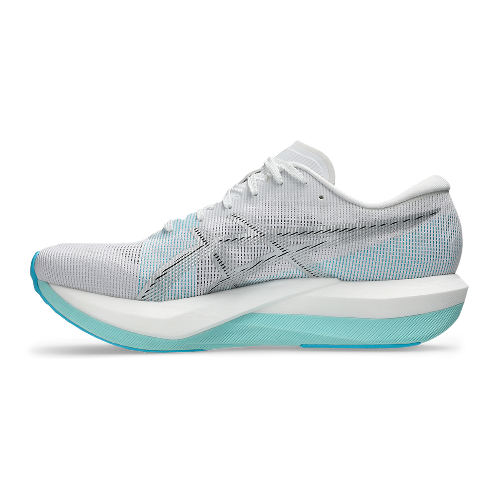 Asics Magic Speed 5 — Vital Green - Carrier Grey — Size D — Width 8.5 M / 10 W — Side View