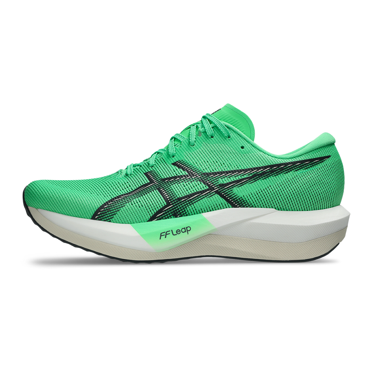 Asics Magic Speed 5 — Vital Green - Carrier Grey — Size D — Width 8.5 M / 10 W — Lifestyle View