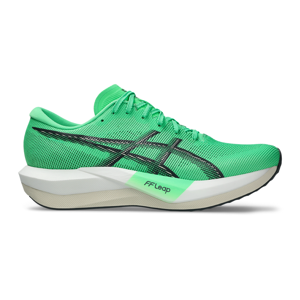 Asics Magic Speed 5 — Vital Green - Carrier Grey — Size D — Width 8.5 M / 10 W — Detail View