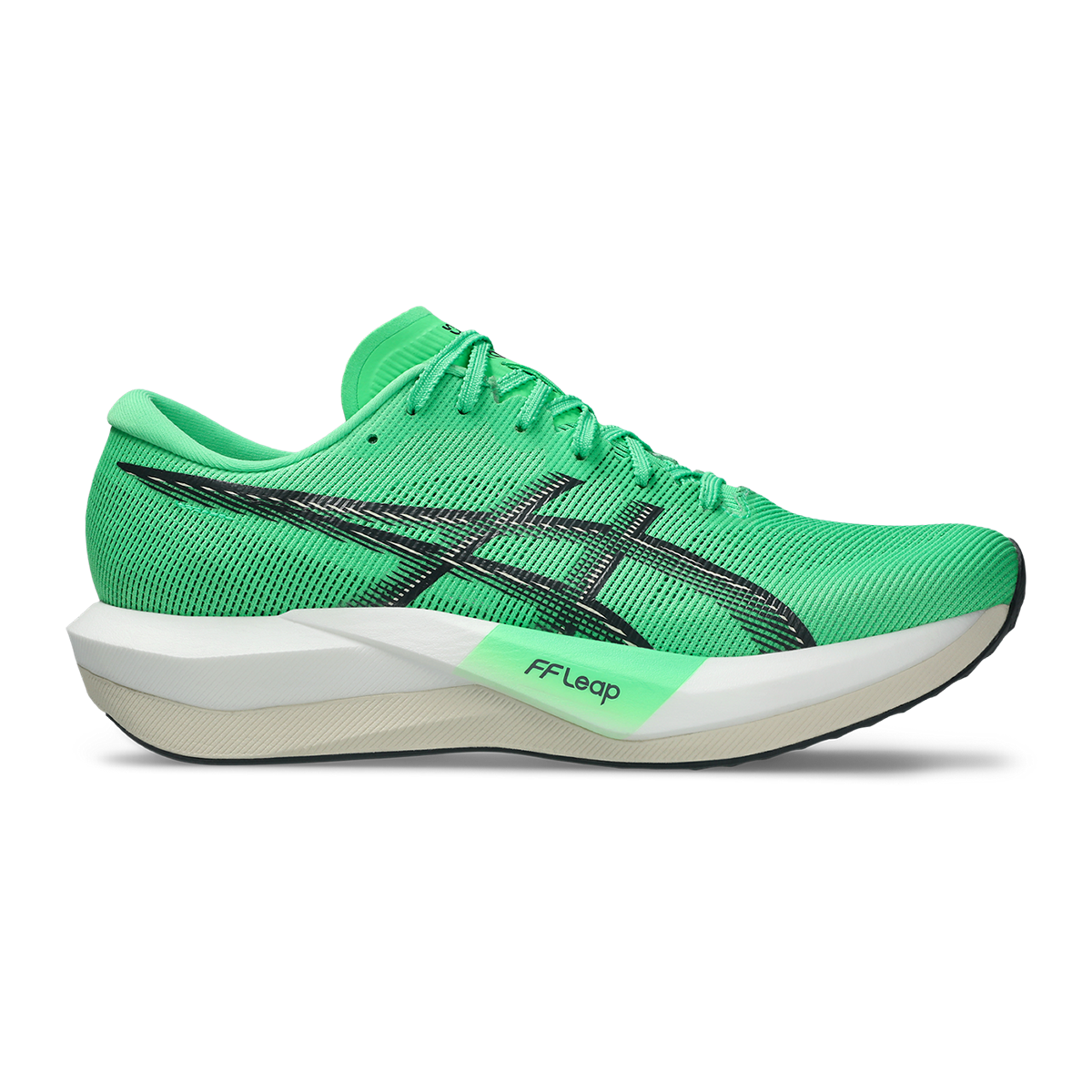 Asics Magic Speed 5 — Vital Green - Carrier Grey — Size D — Width 8.5 M / 10 W — Detail View