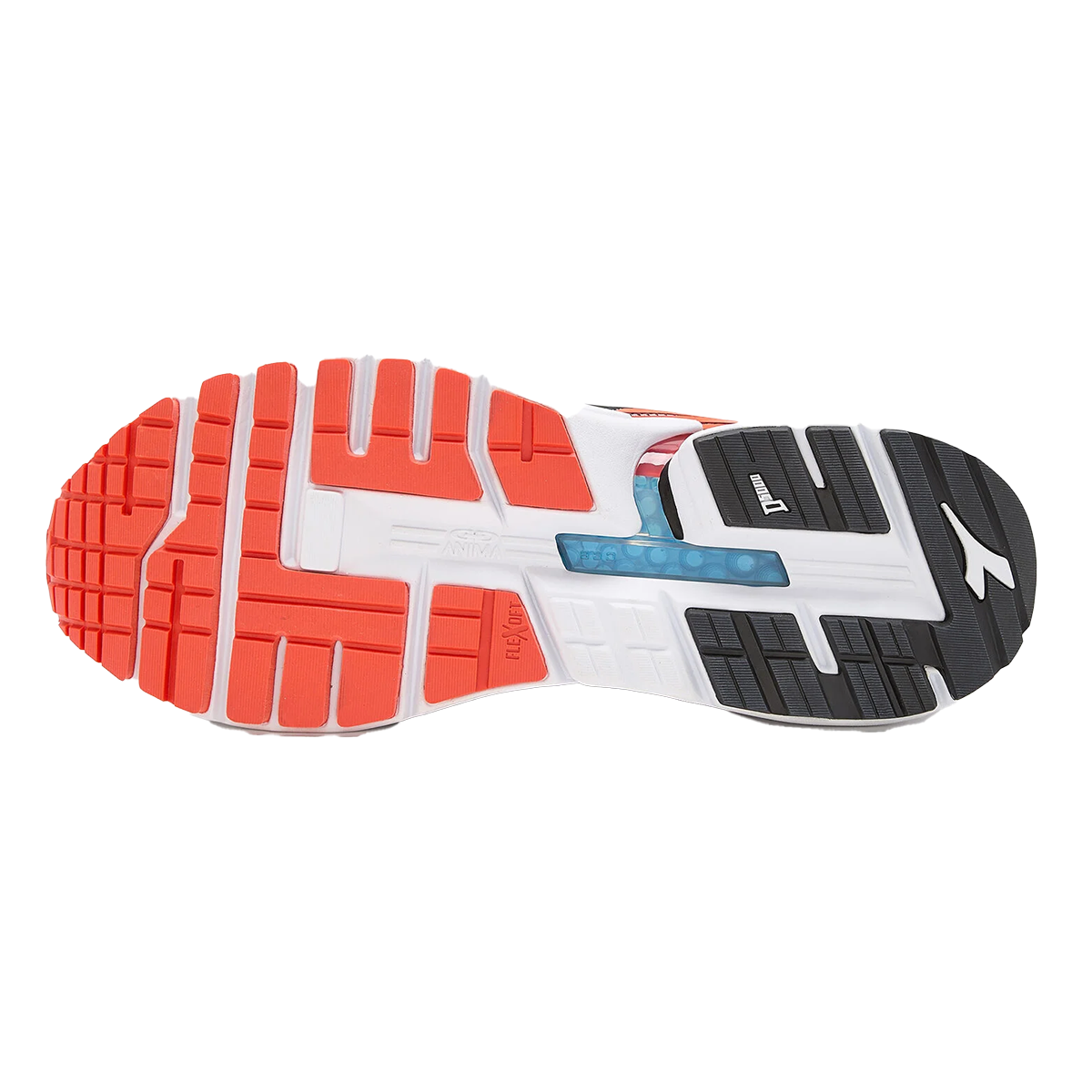 Diadora Mythos Blushield Vigore — White - Navy - Yellow — Size B — Width 10 — Alternate View 12