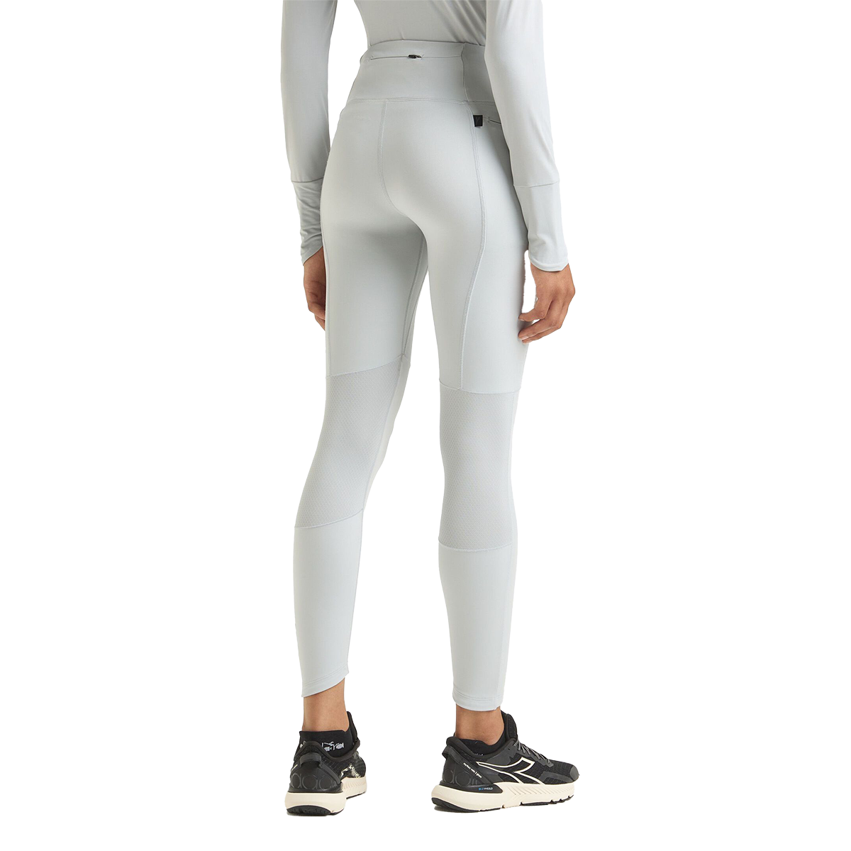 Diadora Run Crew Tight — Grey Cloud — Size XSmall — Alternate View 9