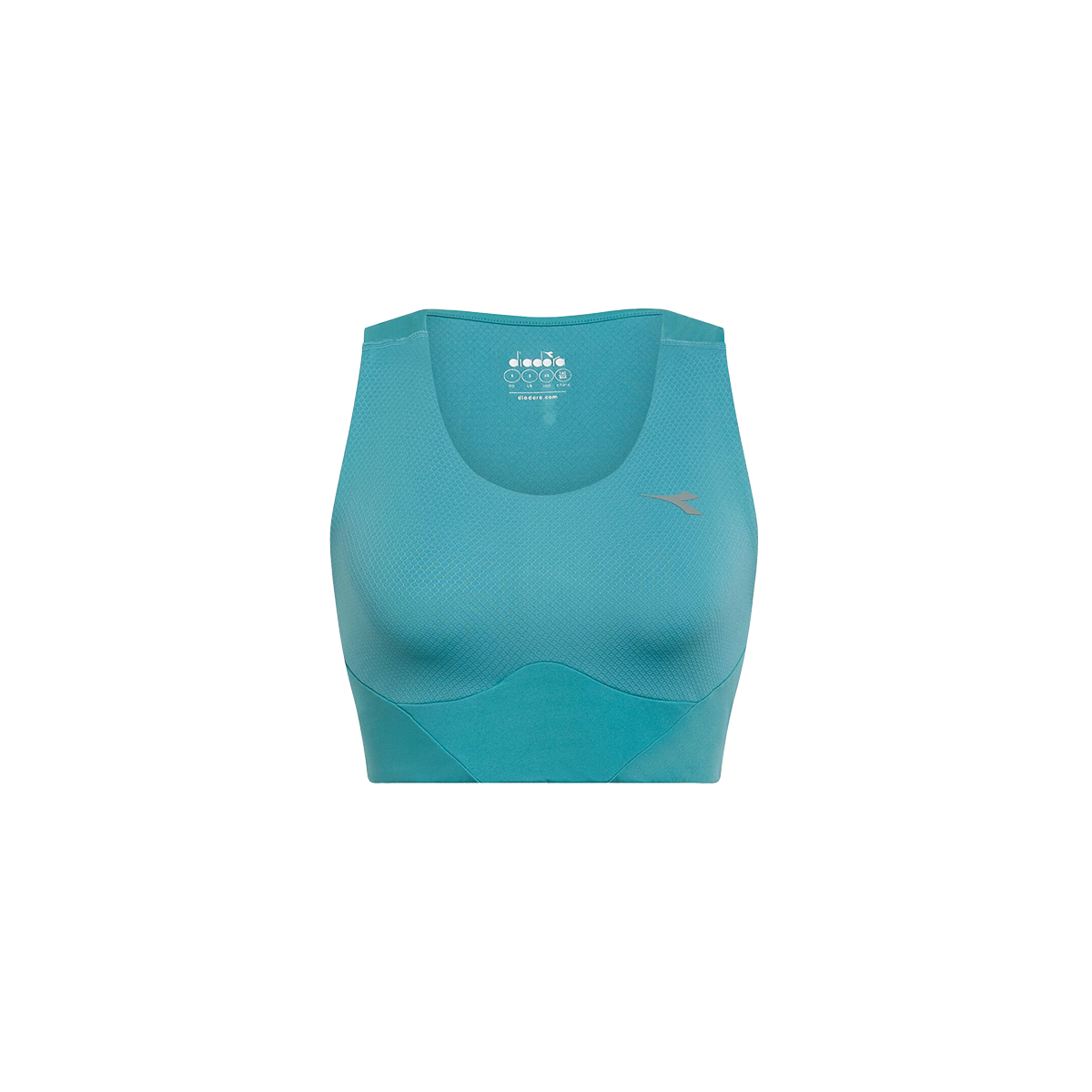 Diadora Run Crew Medium Bra — Pale Marigold — Size Large — Alternate View 10