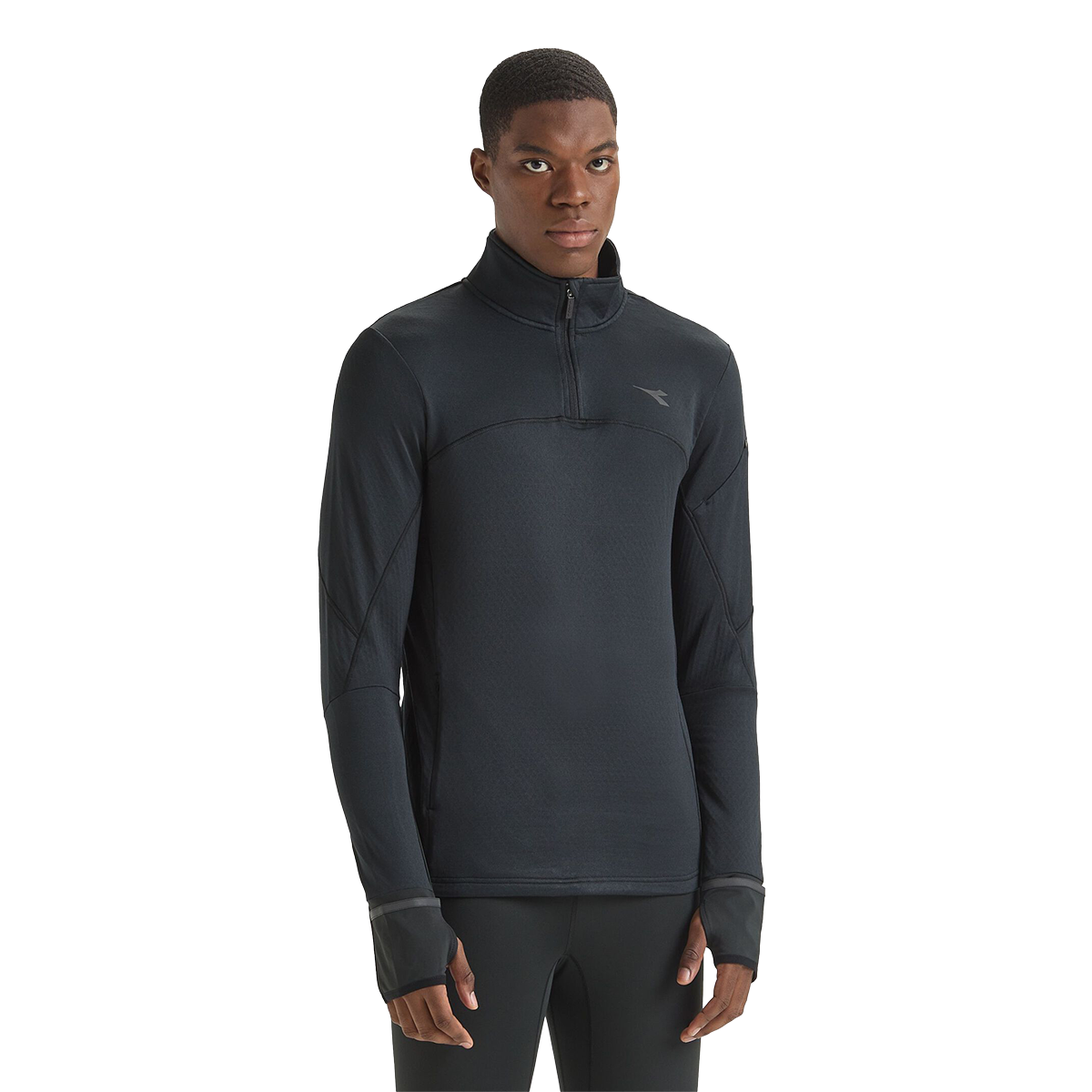 Diadora Warm Up Winter Protection Pullover — Black — Size Small — Alternate View 14
