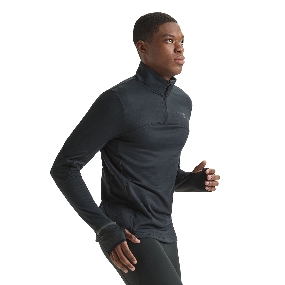 Diadora Warm Up Winter Protection Pullover — Black — Size Small — Alternate View 15