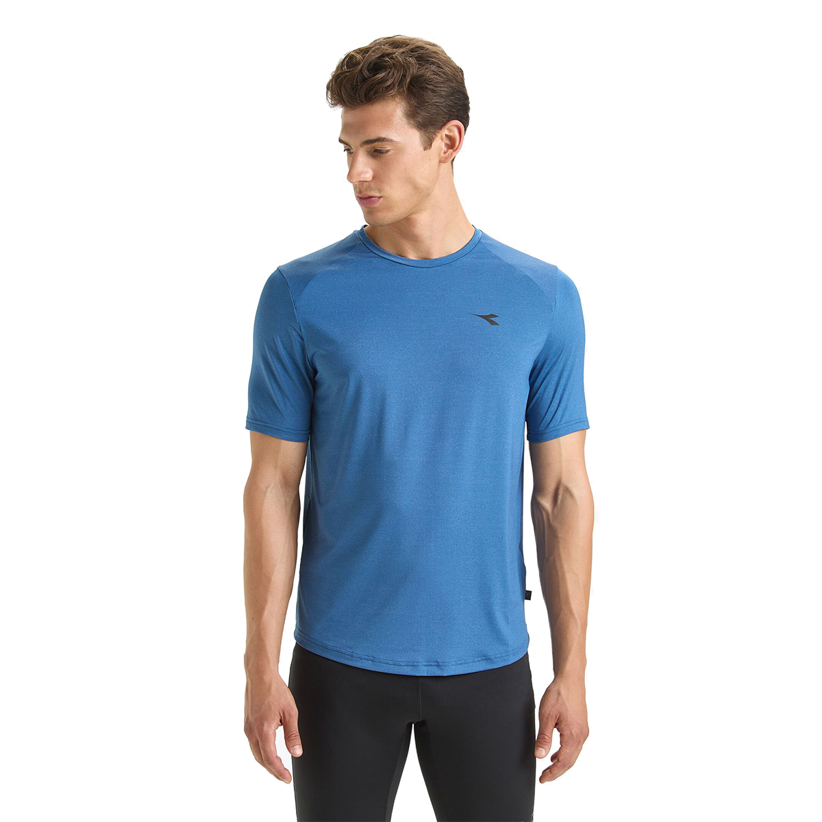 Diadora Tech Tee — Black — Size Small — Detail View
